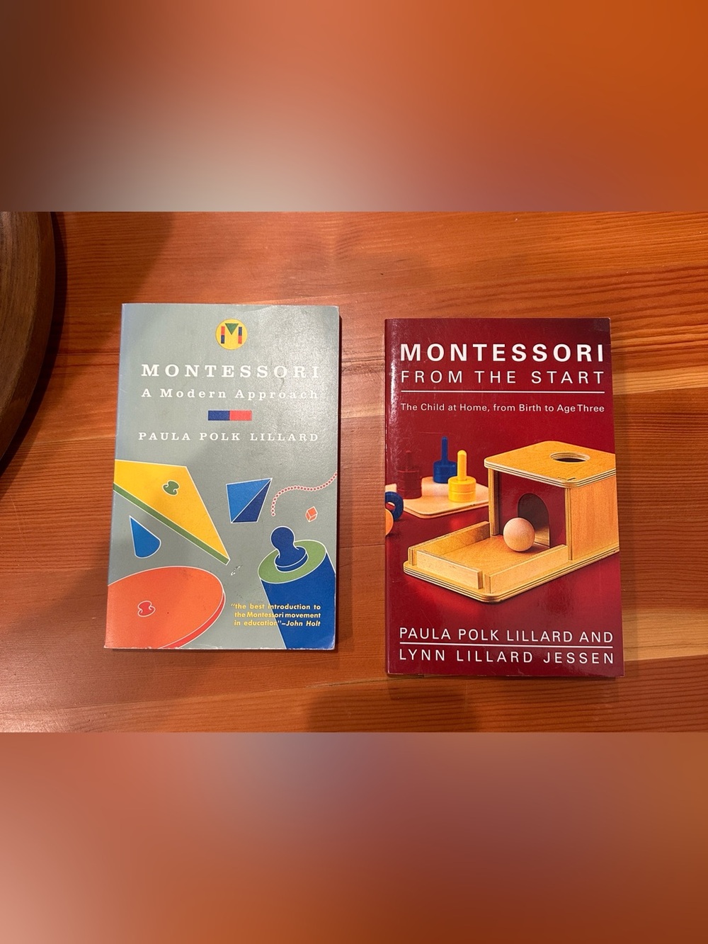 2 Montessori Books - Montessori From The start  & Montessori a Modern Approach
